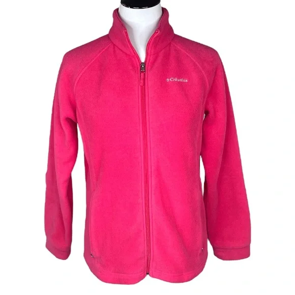 Columbia Sportswear' Benton Springs Fleece Jacket Pink Size XLarge (18/20) - Picture 9 of 9